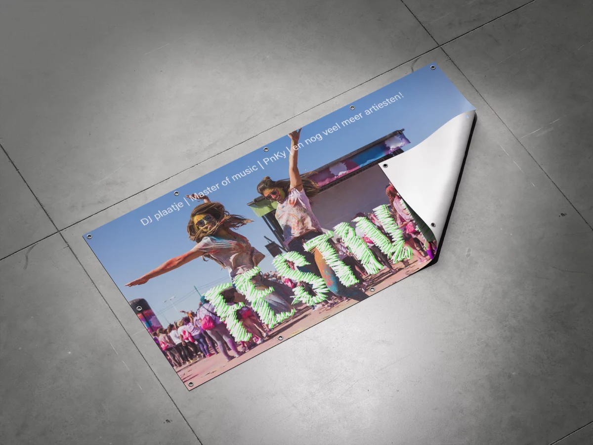 Spandoek bedrukken